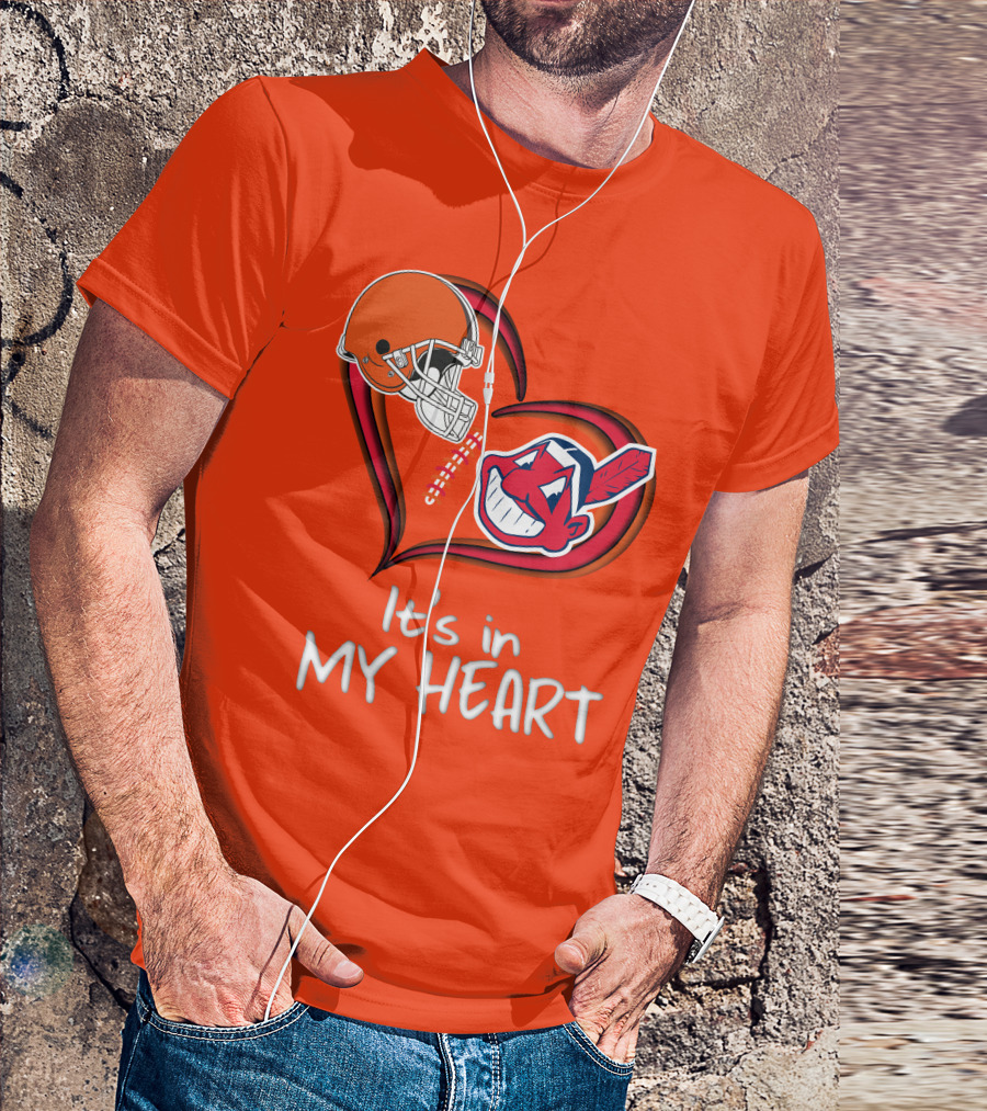 Browns Indians It's In My Heart T-Shirt