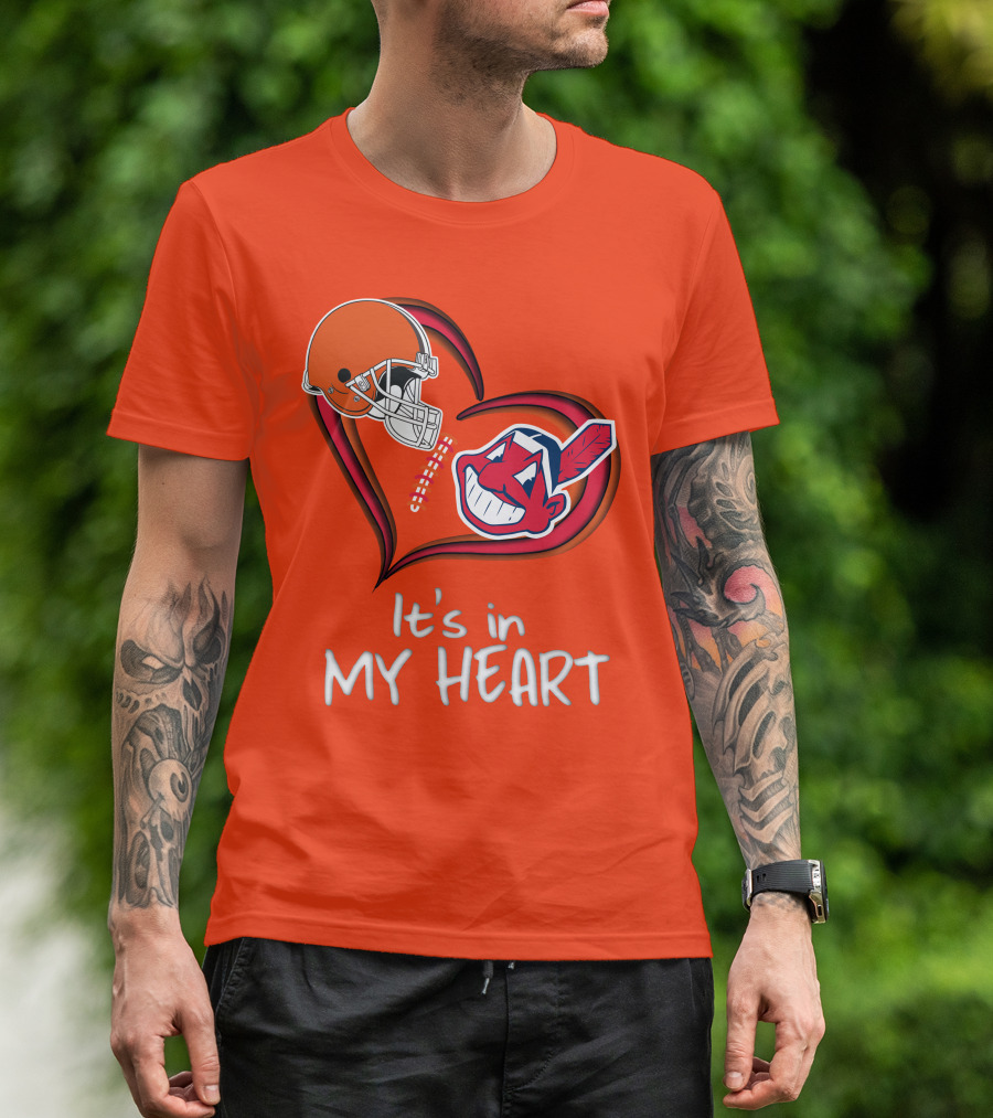 Browns Indians It's In My Heart T-Shirt