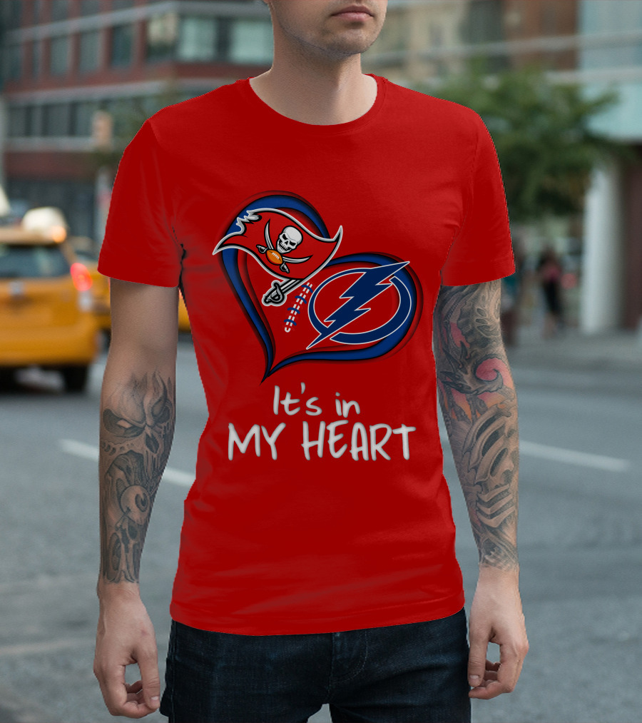 Buccaneers Lightning It's In My Heart T-Shirt