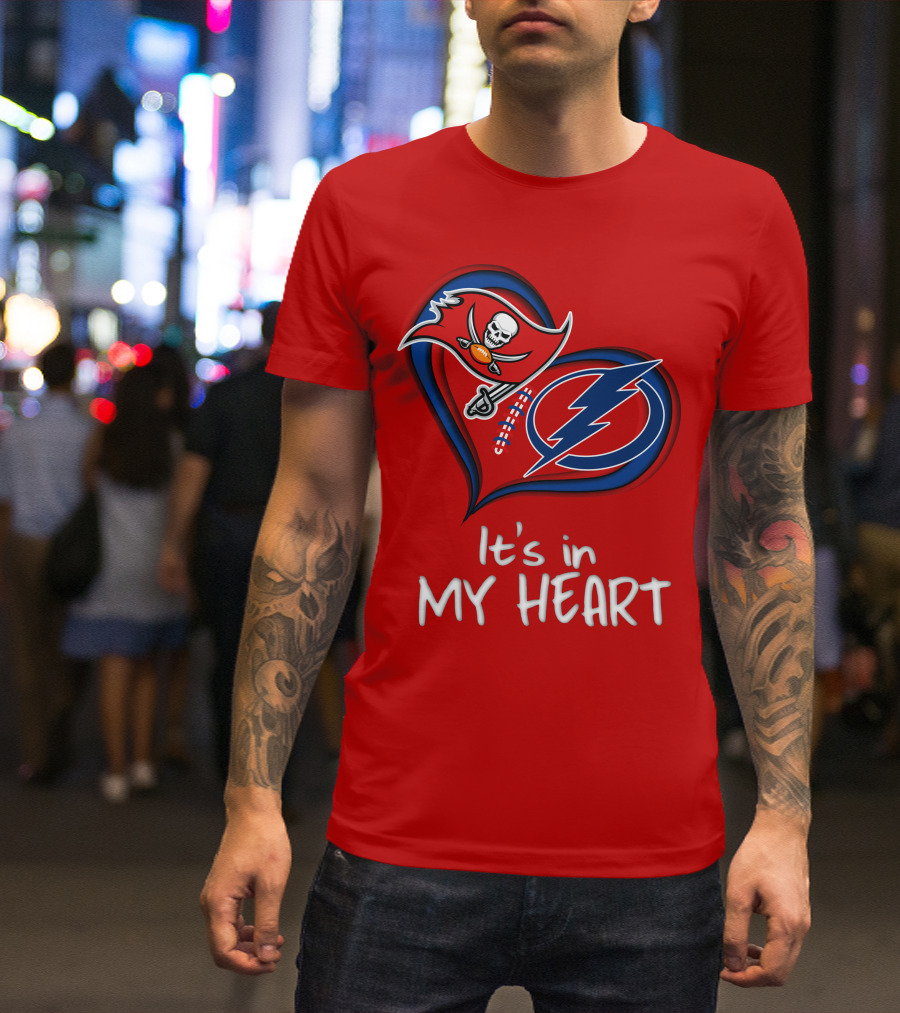 Buccaneers Lightning It's In My Heart T-Shirt