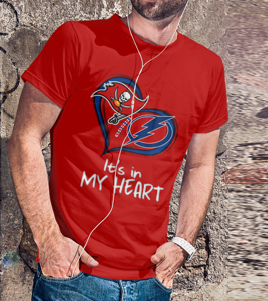 Buccaneers Lightning It's In My Heart T-Shirt