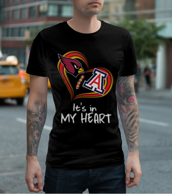 Cardinals Arizona A It's In My Heart T-Shirt
