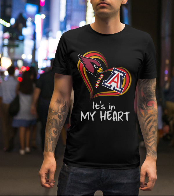 Cardinals Arizona A It's In My Heart T-Shirt