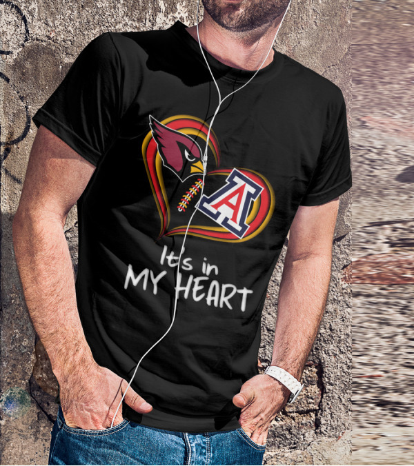 Cardinals Arizona A It's In My Heart T-Shirt