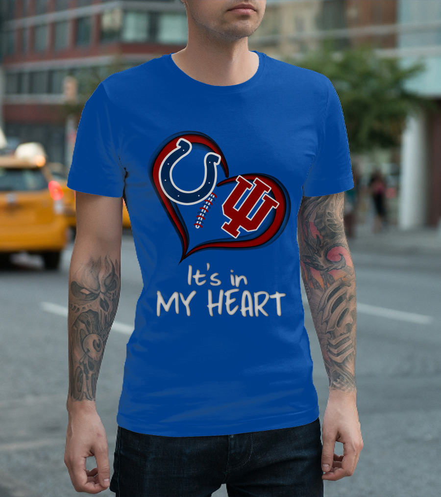 Colts Hoosiers It's In My Heart T-Shirt