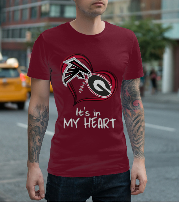 Falcons Bulldogs It's In My Heart T-Shirt