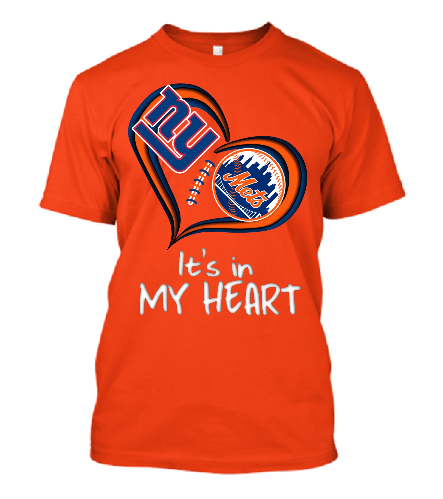 NY Mets In My Heart T-Shirt