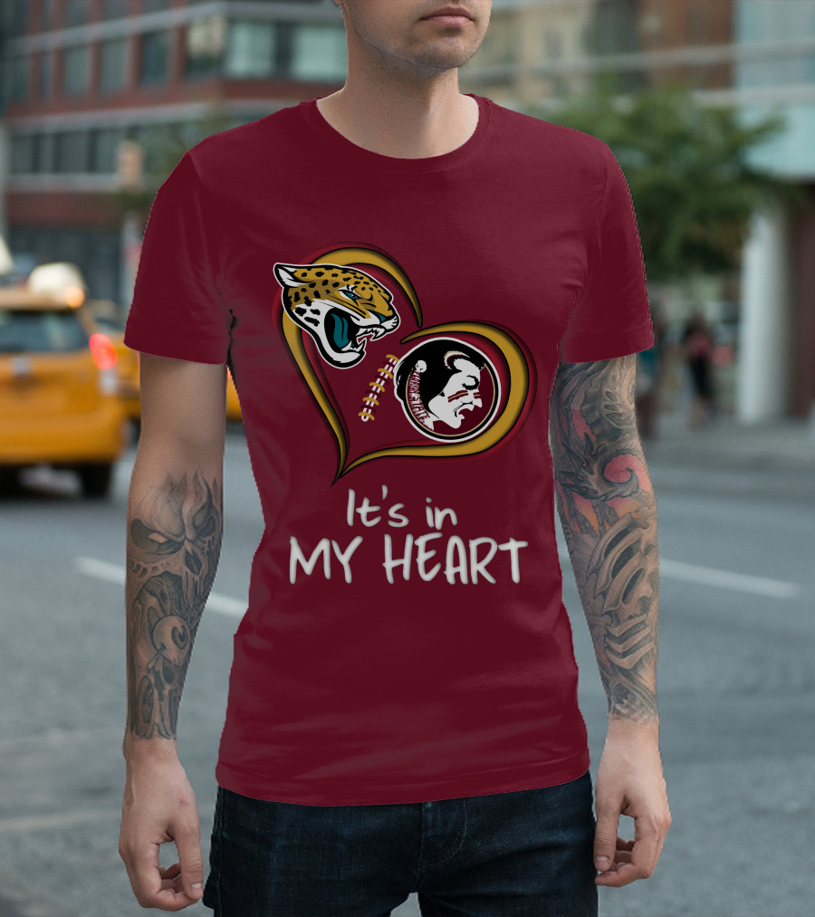 Jaguars Seminoles It's in My Heart T-Shirt