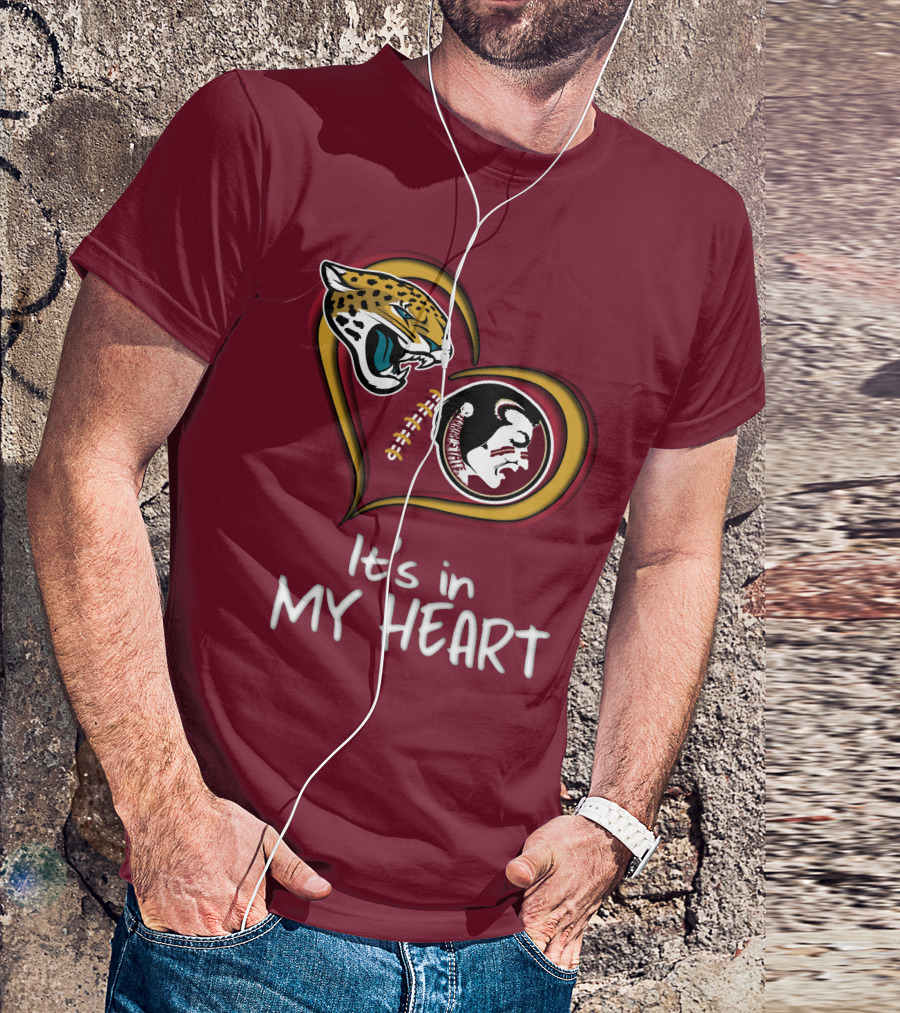 Jaguars Seminoles It's In My Heart T-Shirt