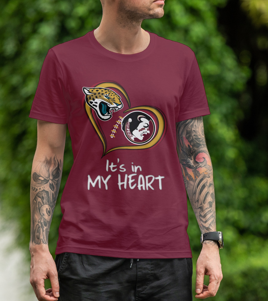 Jaguars Seminoles It's In My Heart T-Shirt