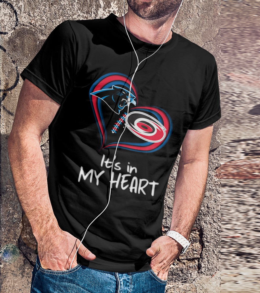 Panthers Hurricanes It's In My Heart T-Shirt