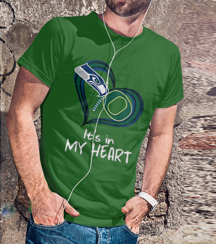 Seahawks Ducks It's In My Heart T-Shirt