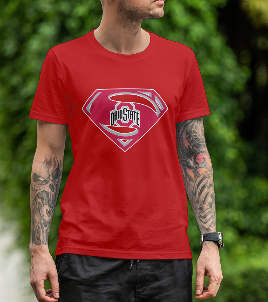 Ohio State Logo Red Shield T-Shirt