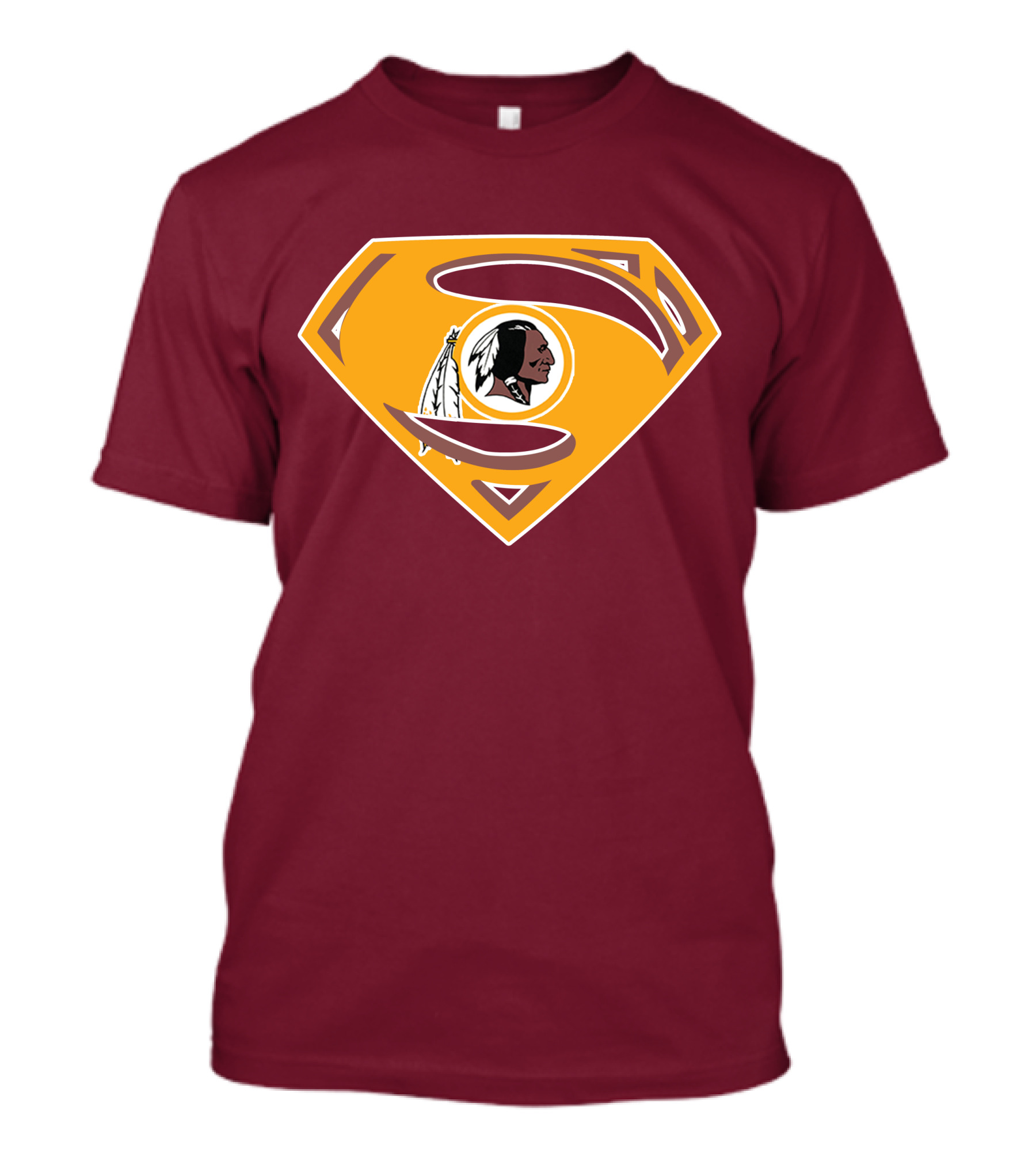 Redskins Superman Logo Mashup T-Shirt
