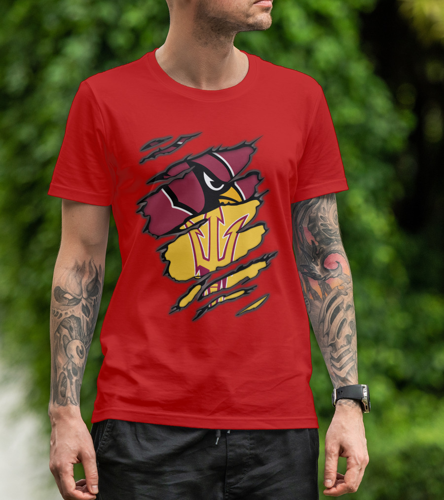 Arizona Cardinals State Sun Devils Fusion T-Shirt