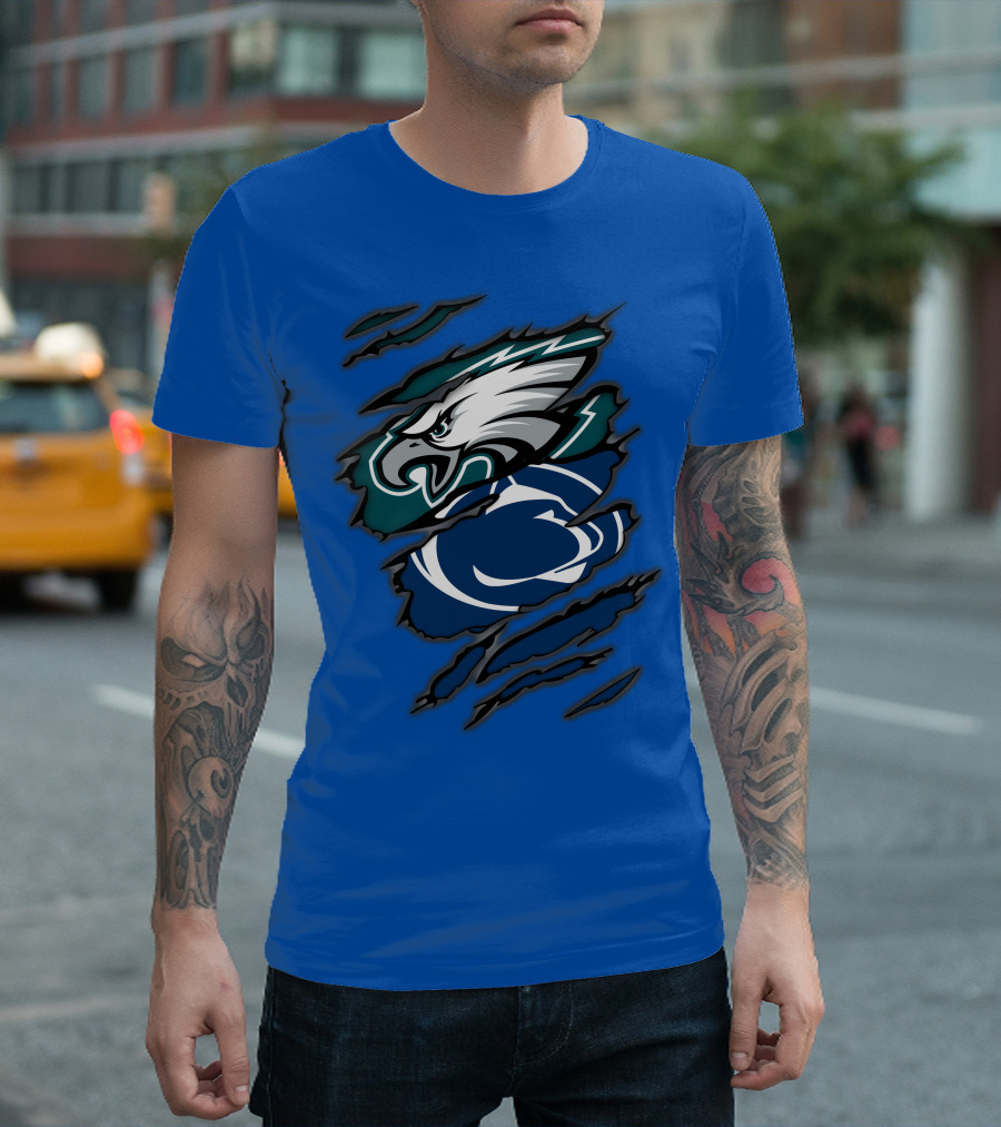 Eagles Penn State Logo Claw T-Shirt