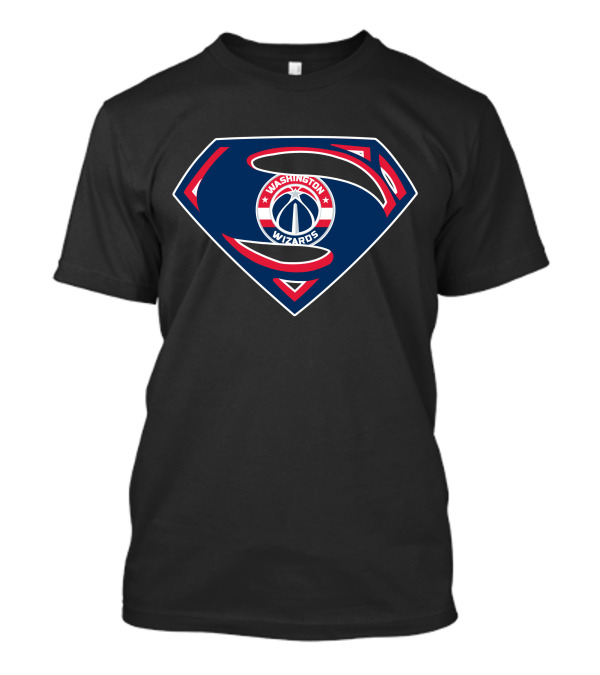 Washington Wizards Superman Logo Combination T-Shirt