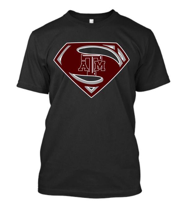 Texas A&M Superman Logo Mashup T-Shirt