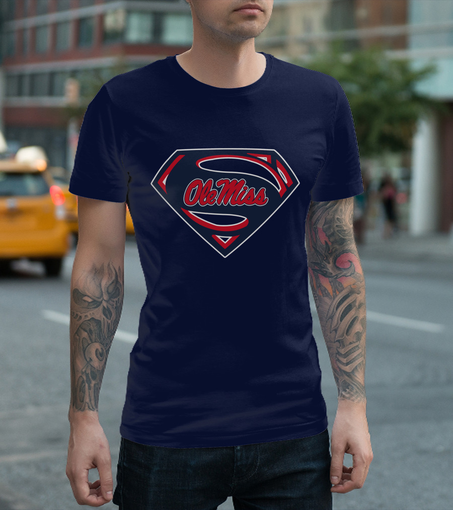 Ole Miss Superman S T-Shirt