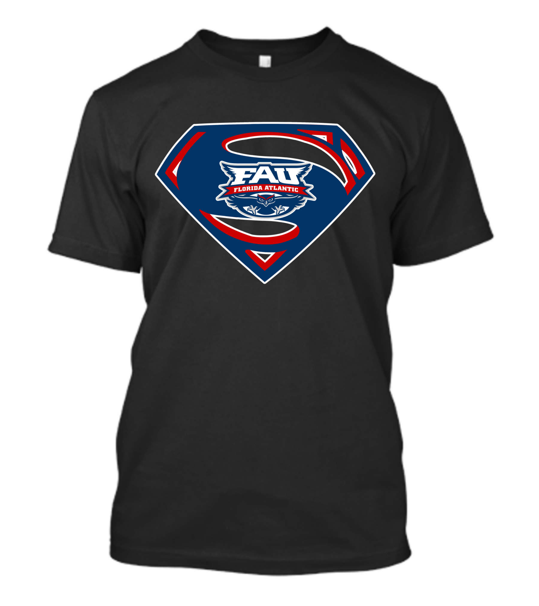 FAU Florida Atlantic Superman Owls T-Shirt