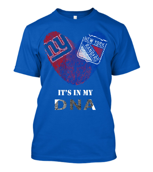 Giants New York Rangers It's In My Dna T-Shirt