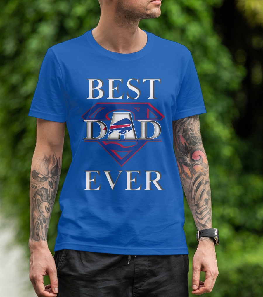 Best Dad Ever Buffalo Football Super T-Shirt
