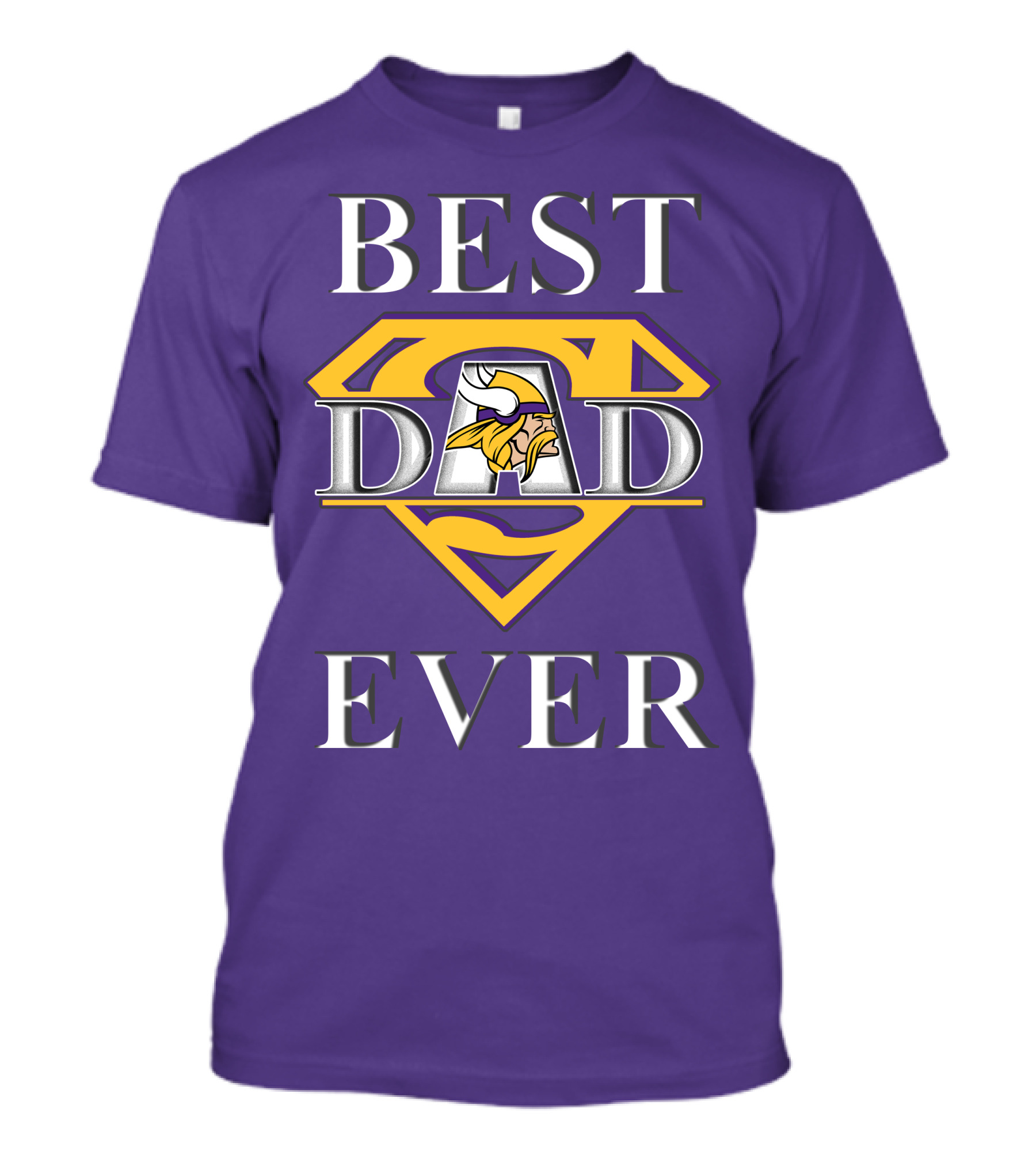 Best Dad Ever Vikings Super T-Shirt