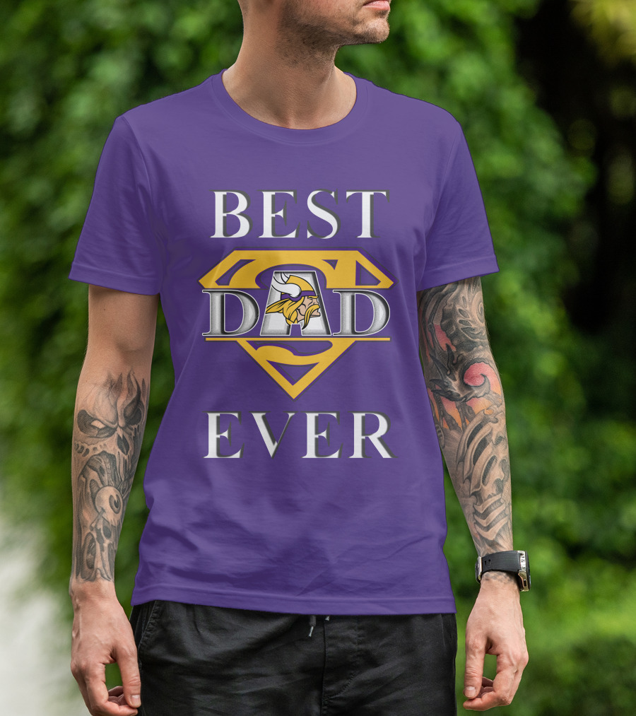Best Dad Ever Vikings Super T-Shirt