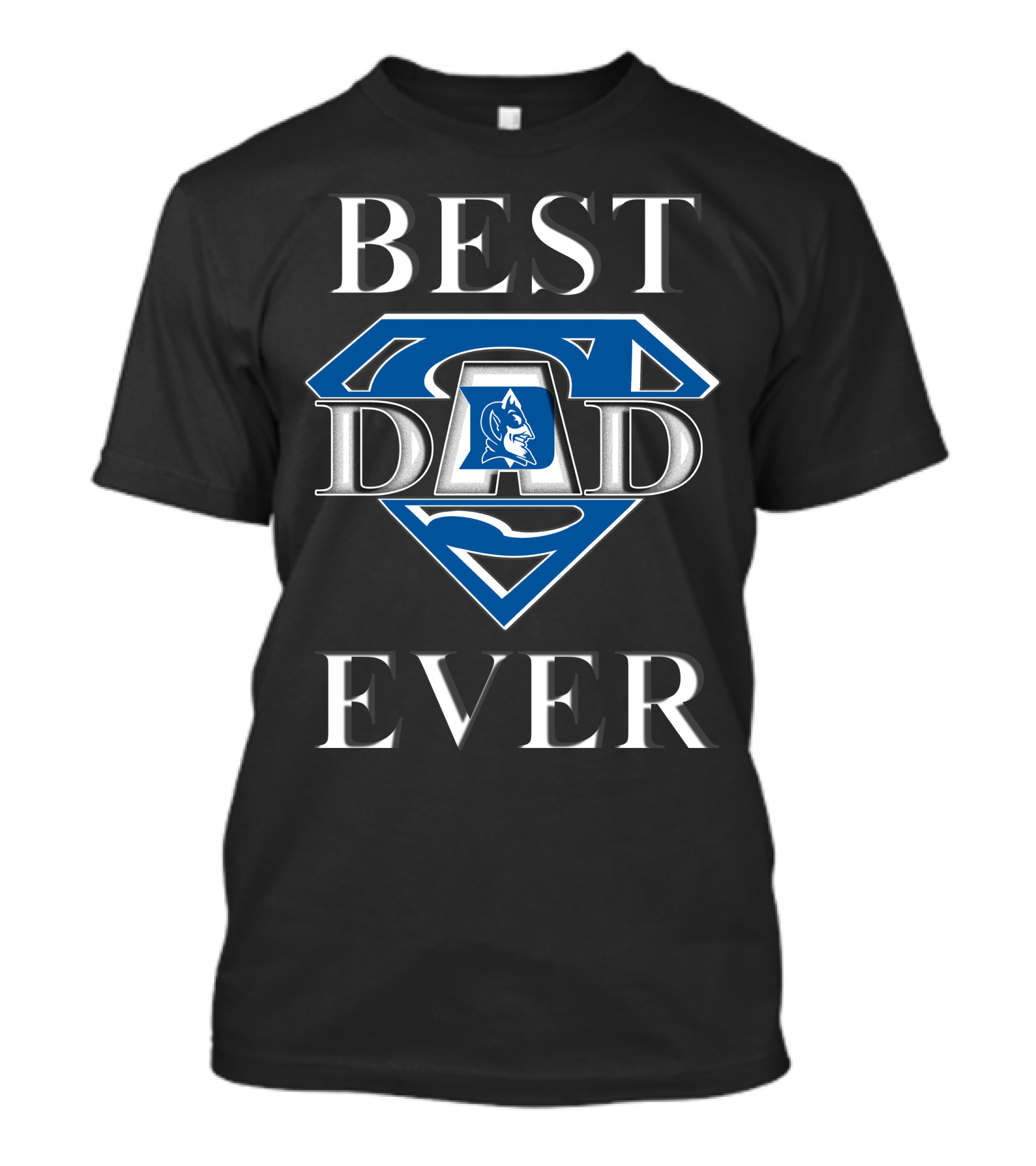 Duke Blue Devils Best Dad Ever Super Dad T-Shirt