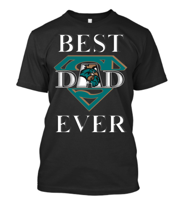 Coastal Carolina Chanticleers Best Dad Ever Superman T-Shirt