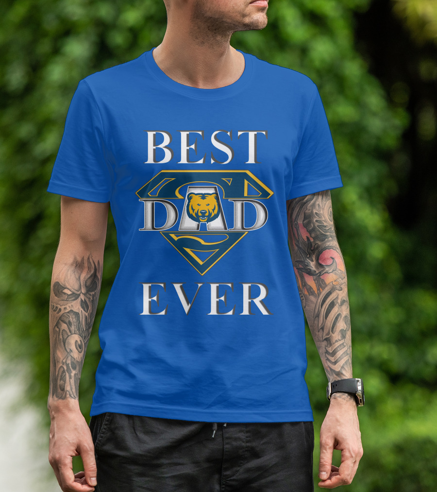 Best Dad Ever Northern Colorado Bears Super Dad T-Shirt