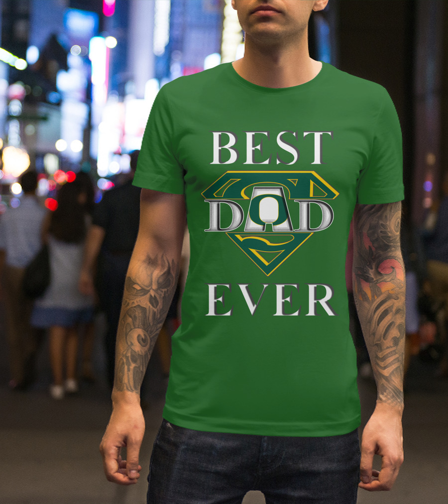 Best Dad Ever Oregon Ducks Super Dad T-Shirt