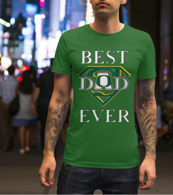 Best Dad Ever Oregon Ducks Super Dad T-Shirt