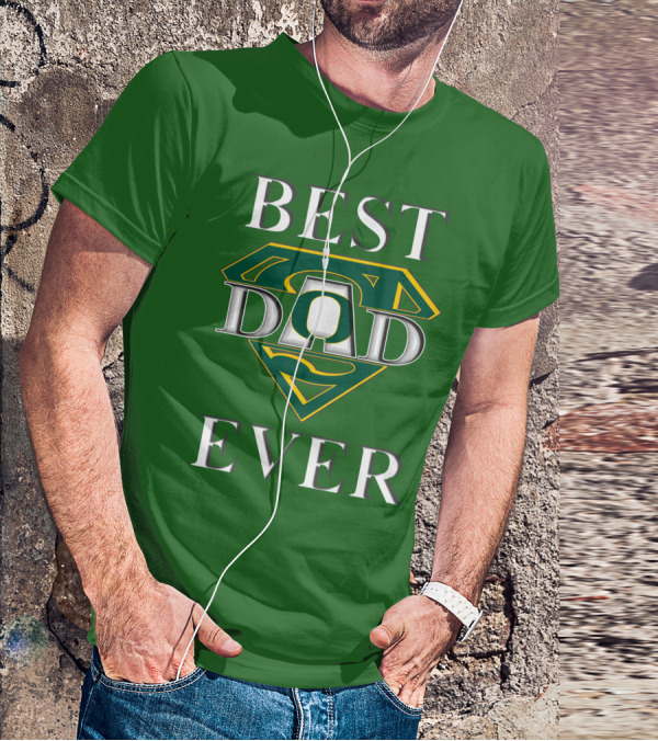 Best Dad Ever Oregon Ducks Super Dad T-Shirt