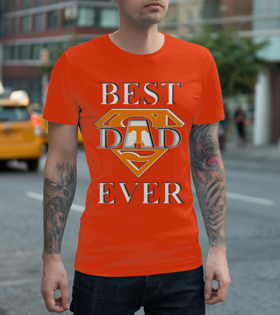 Tennessee Volunteers Best Dad Ever Super T T-Shirt