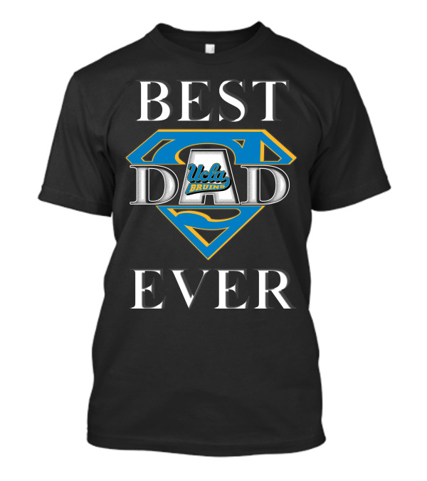 UCLA Bruins Best Dad Ever Superman Shield T-Shirt