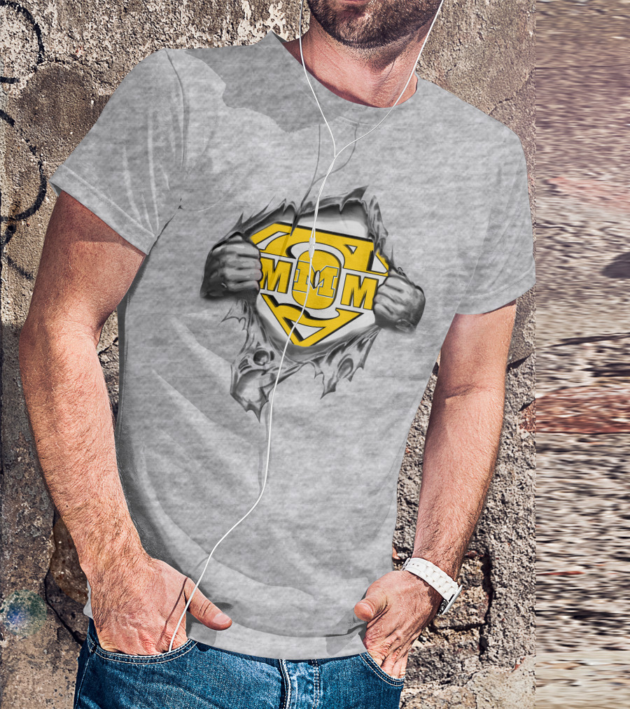 Michigan Super M University Mom T-Shirt
