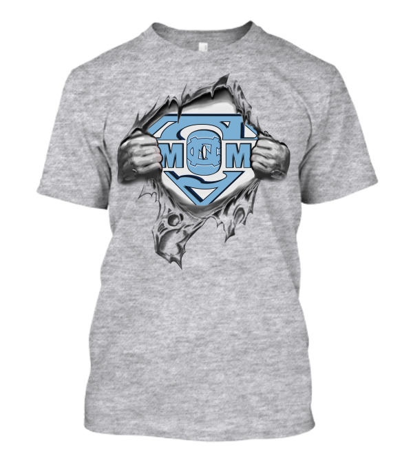 Tar Heels UNC Super Mom T-Shirt