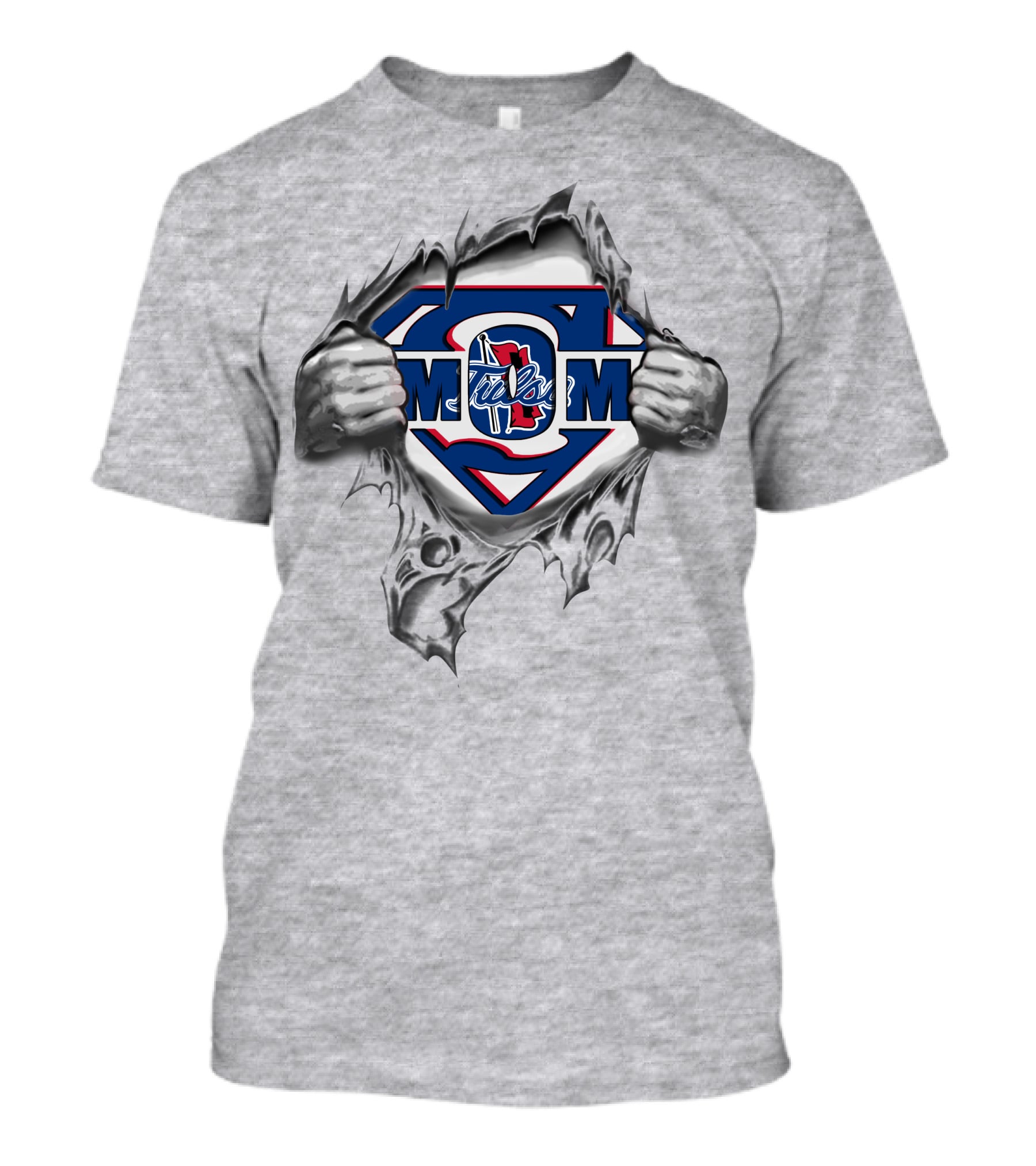 Tulsa Golden Hurricane Superman Logo Emblem T-Shirt