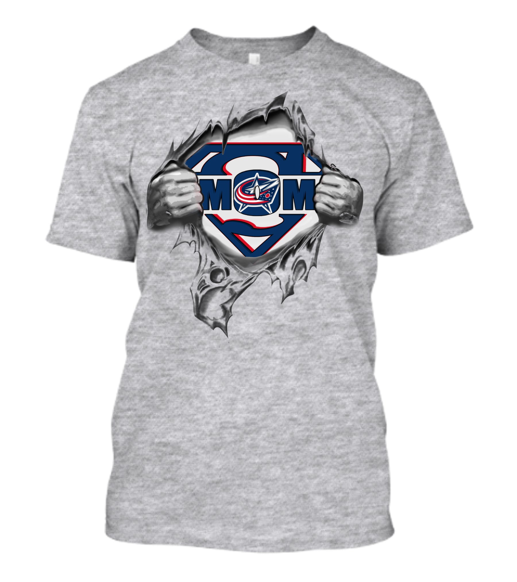 Columbus Blue Jackets Mom Super T-Shirt