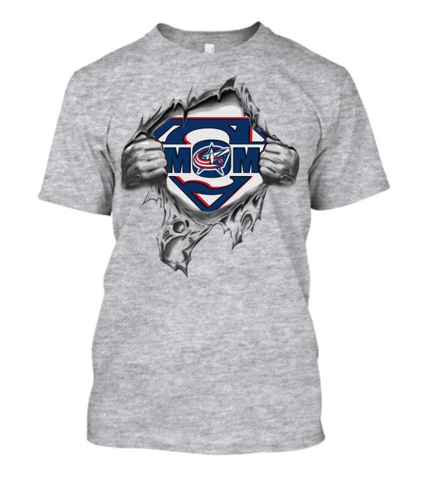 Columbus Blue Jackets Mom Super T-Shirt