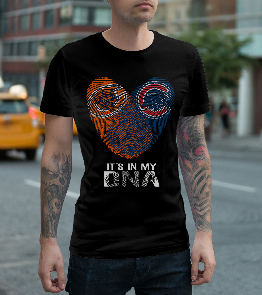 Bears Cubs Logos It's In My DNA T-Shirt