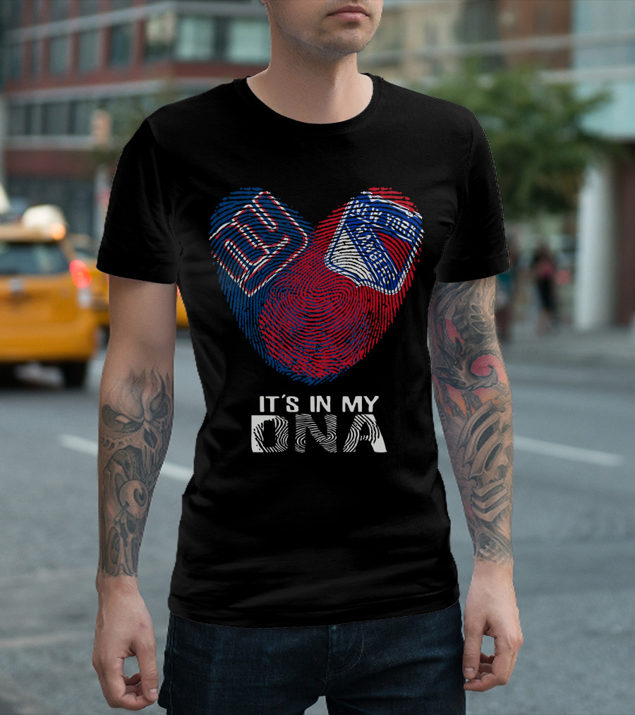 New York Giants Rangers It's In My Dna T-Shirt