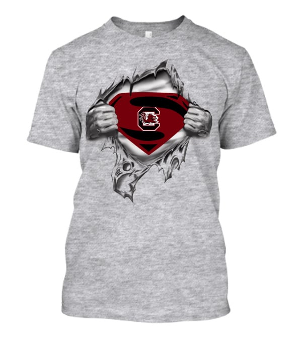 South Carolina Gamecocks Superman T-Shirt