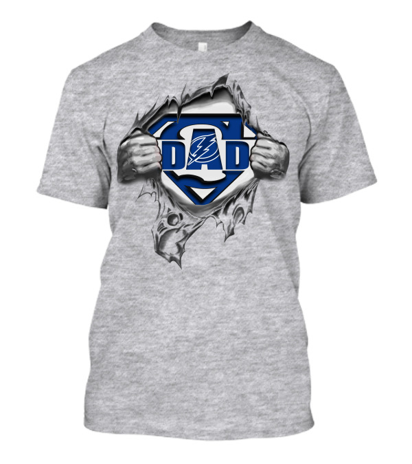Tampa Bay Lightning Super Dad Hero T-Shirt
