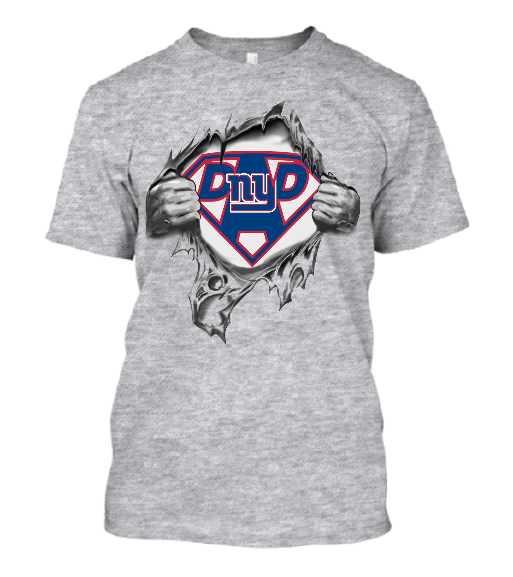 Ny Giants Super Dad Hero Crest T-Shirt