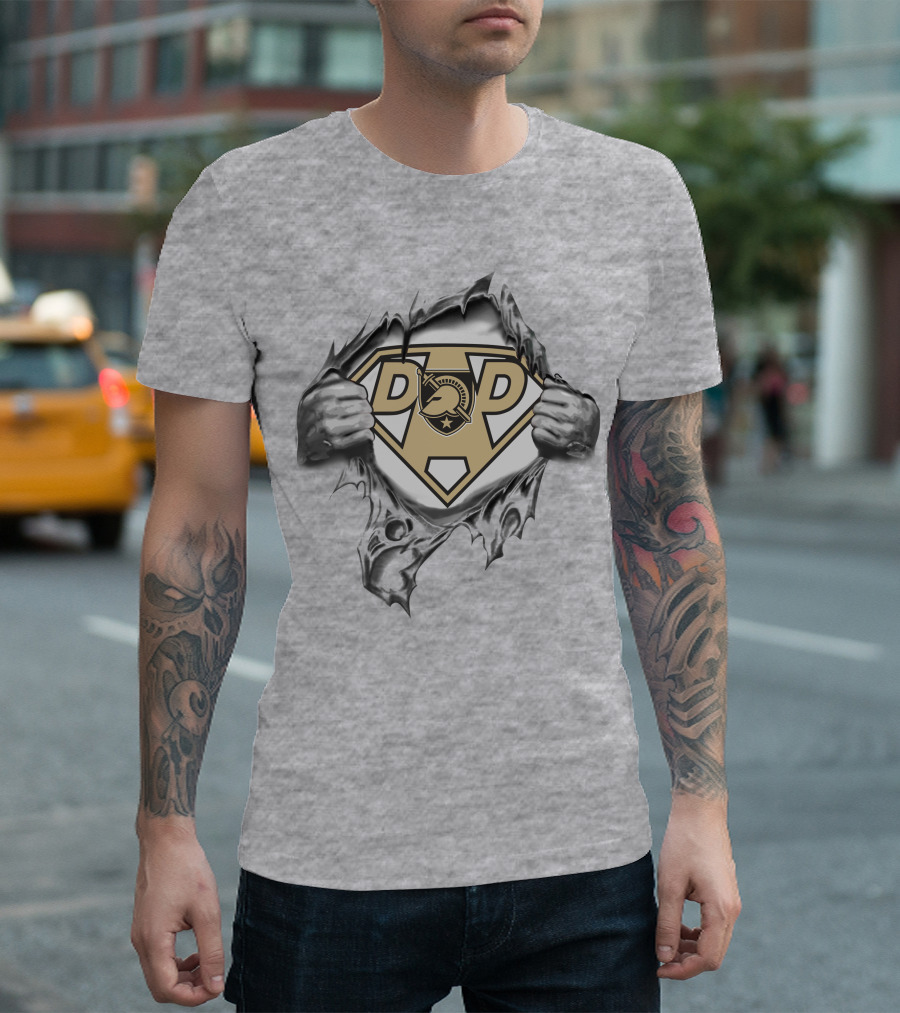 Army Black Knights Super Dad Football Spartan T-Shirt