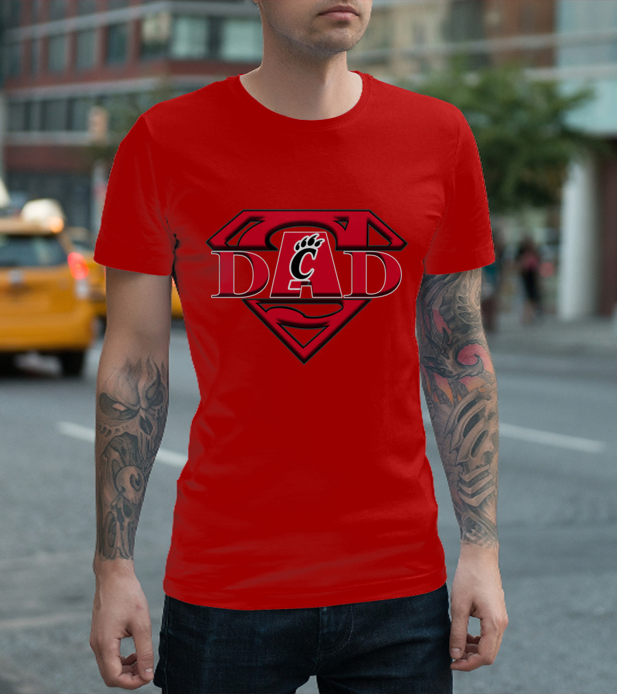Cincinnati Bearcats Super Dad T-Shirt