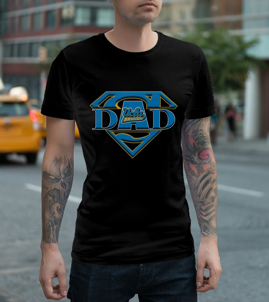 UCLA Bruins Super Dad Superman Emblem T-Shirt