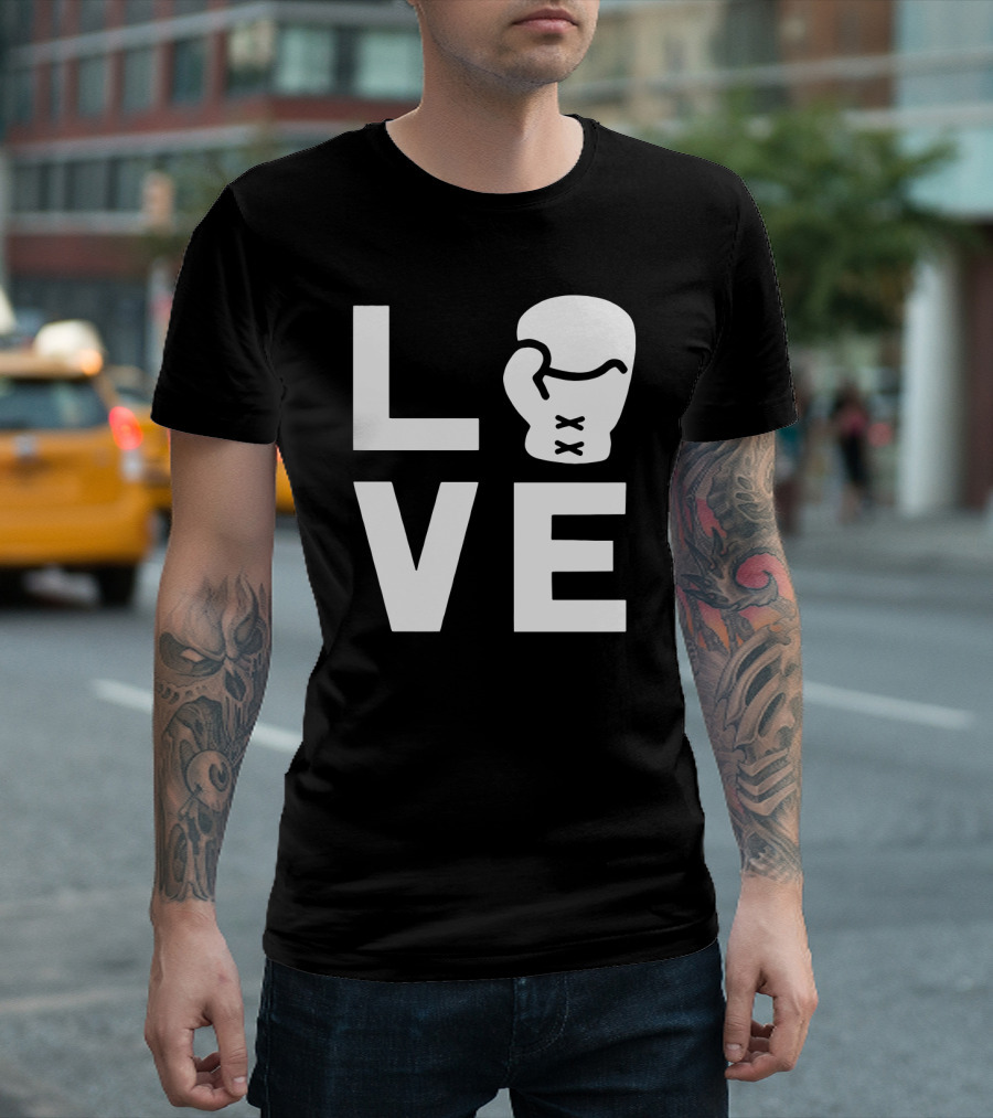Love Boxing Glove Cool Boxer Iconic Sports T-Shirt